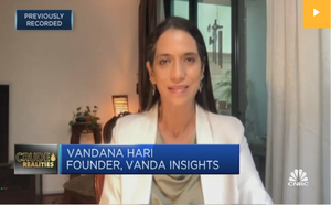 Crude oil prices in a holding pattern for now, says Vanda Insights (CNBC, 2 Sep 2021)
