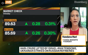 Crude lifted by Israel-Iran tensions (Bloomberg TV, 4 Apr 2024)